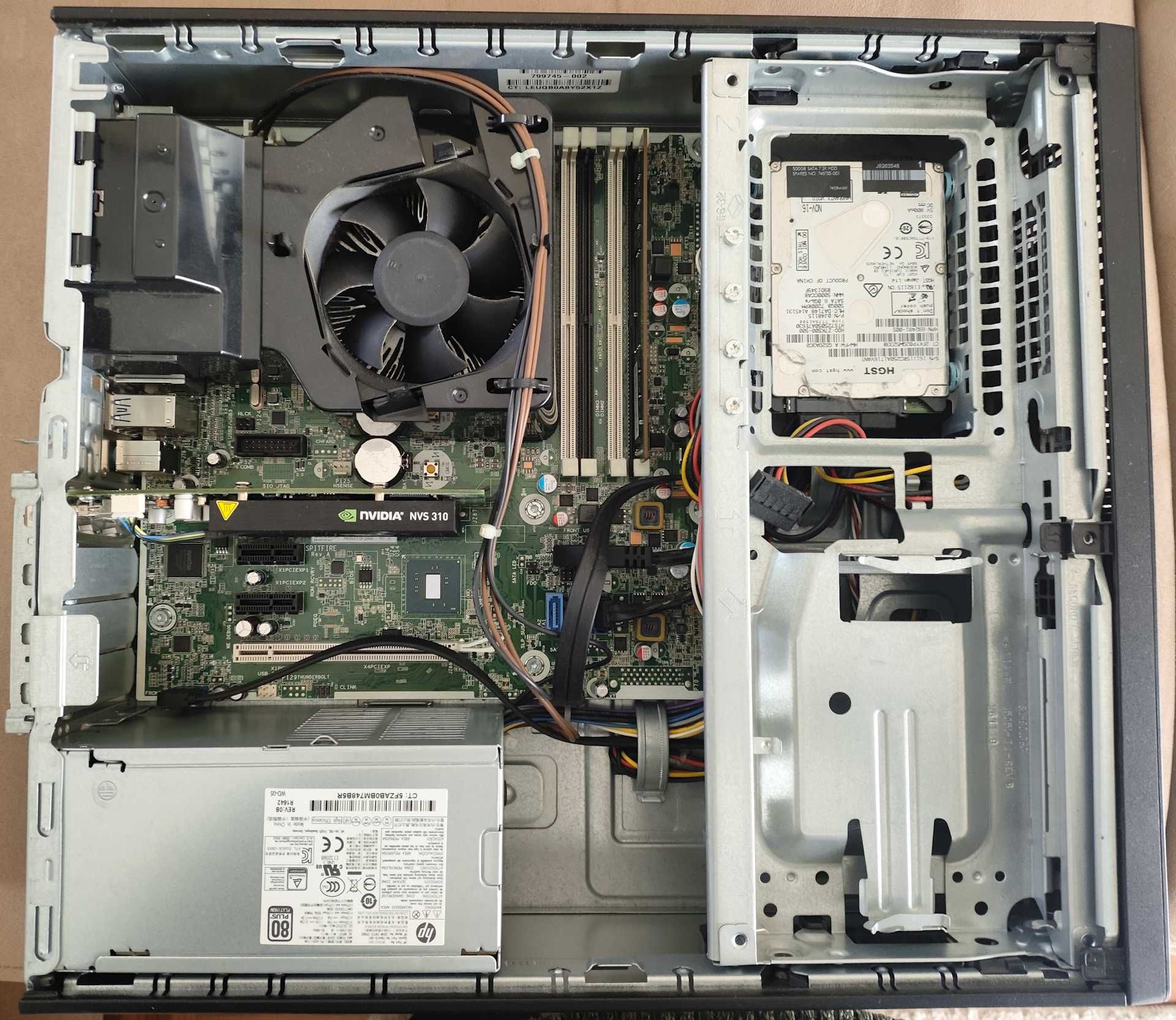 Computador HP EliteDesk 800 G2 SFF, i5, 8Gb, 500Gb - Win10 Pro+Office