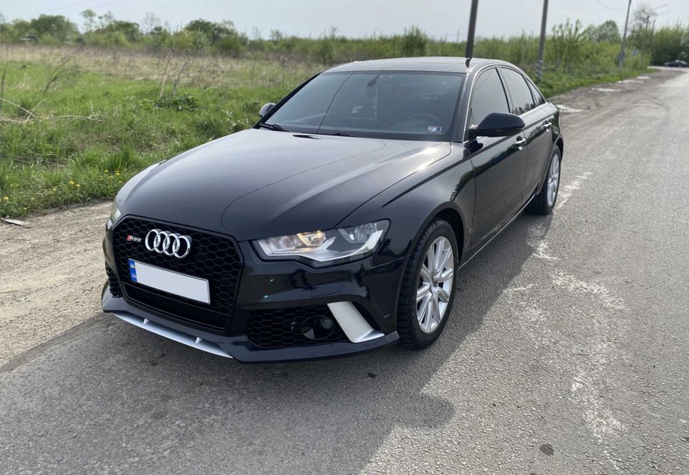 бампер а6 с7 Передний БАМПЕР audi a6 c7 дорестайл стиль rs6
