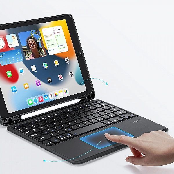 Etui z klawiaturą Bluetooth Dux Ducis Dk Series do Apple iPad 7/8/9/10