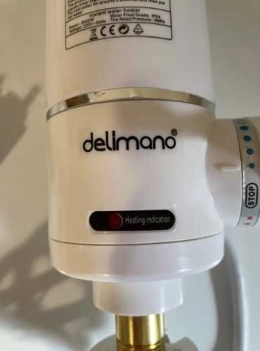 Проточный водонагреватель бойлер кран Delimano