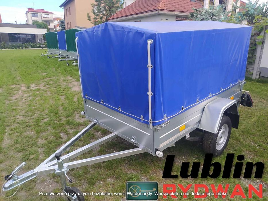 Przyczepa  lekka Rydwan model A750/C2 wym 215x125cm resor ŻUK spawana