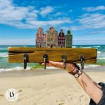Driftwood | wieszak 'GDAŃSK' kamienice kute haki, LUKI SZTUKI