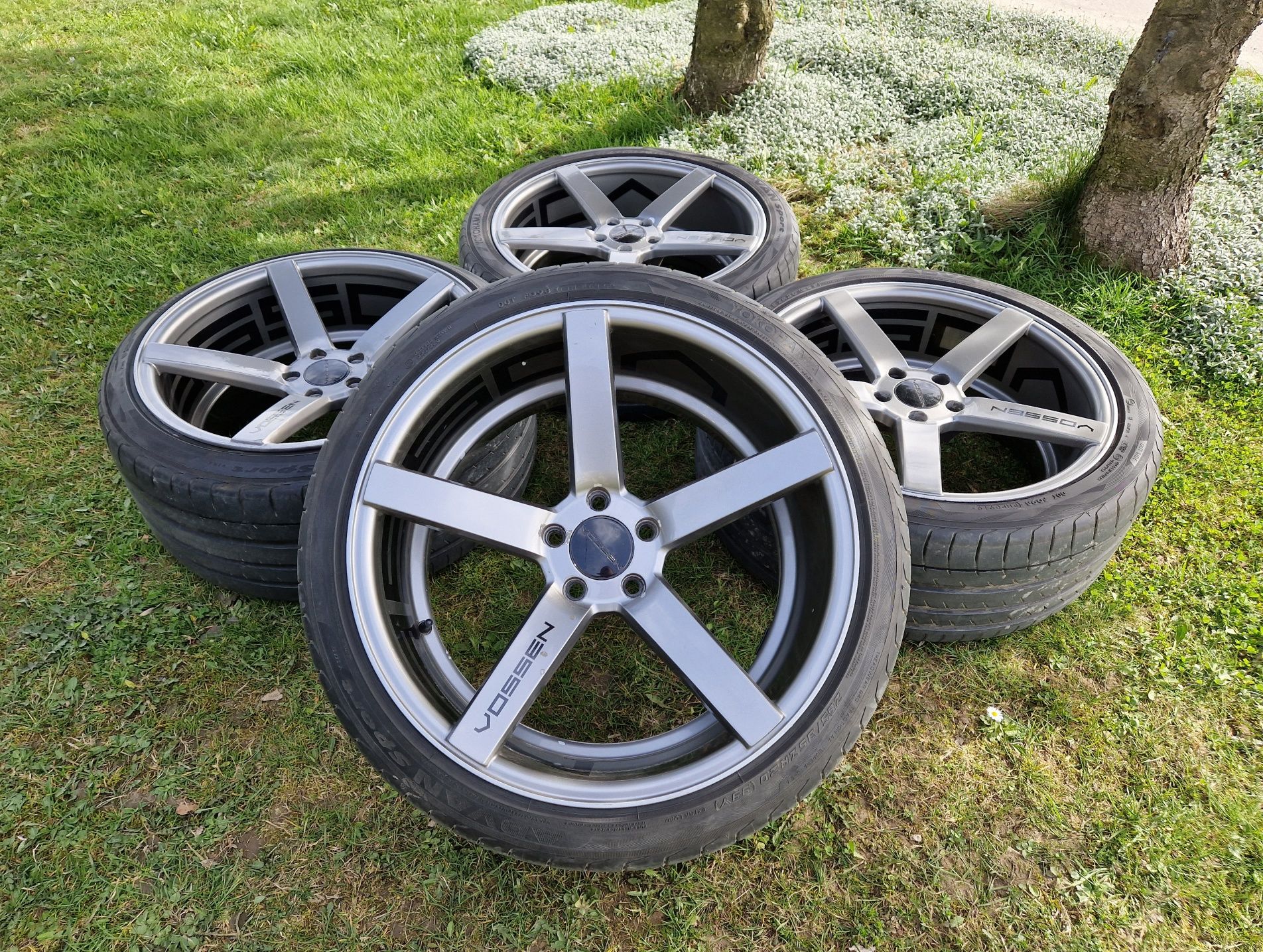 Sprzedam alufelgi 20" 5X112 VOSSEN VVS-CV3 z oponami letnimi!