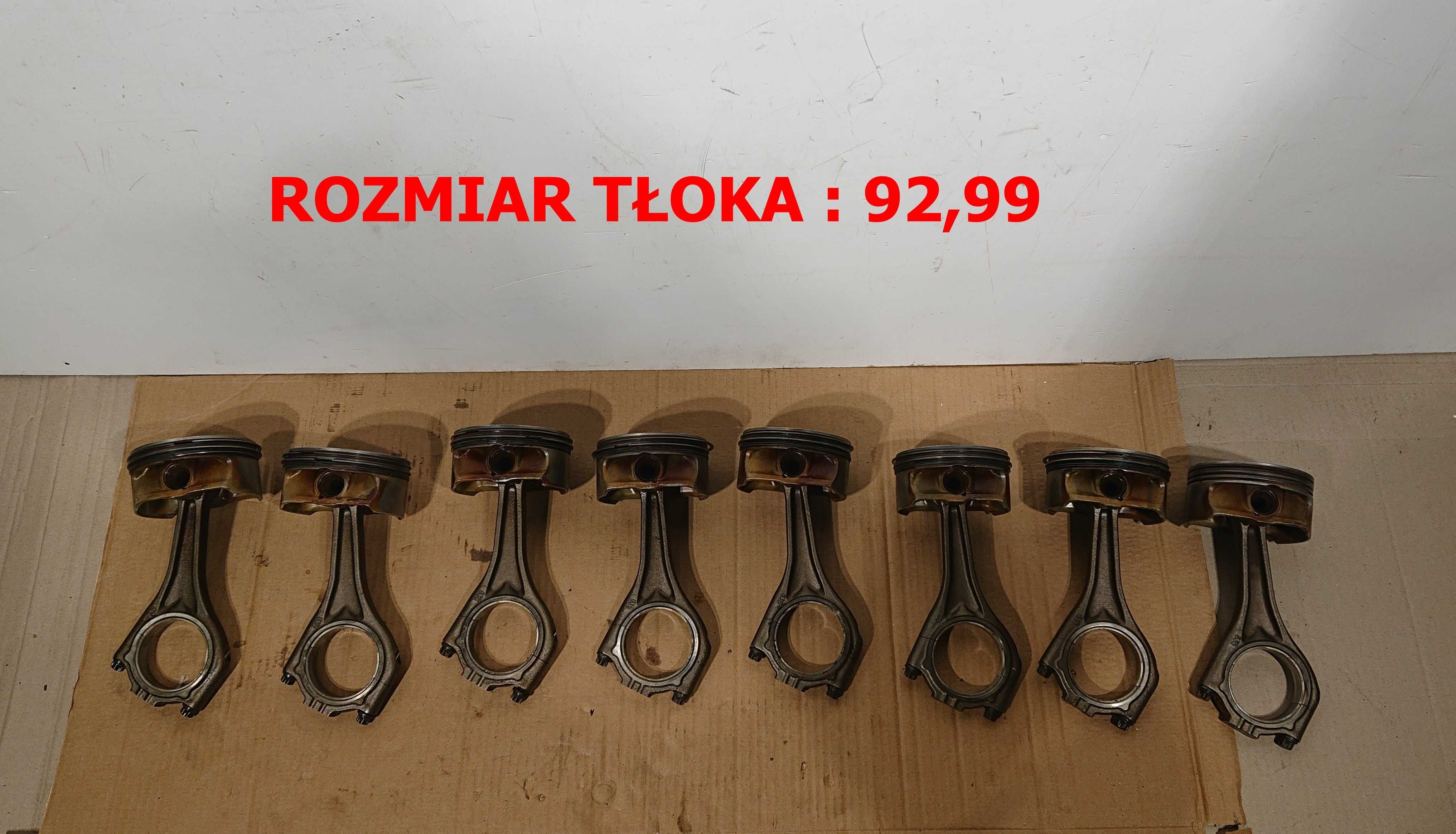 Blok + tłoki Bmw N62B48 4.8 V8 367 KM  750i e65 e66 150 tys km