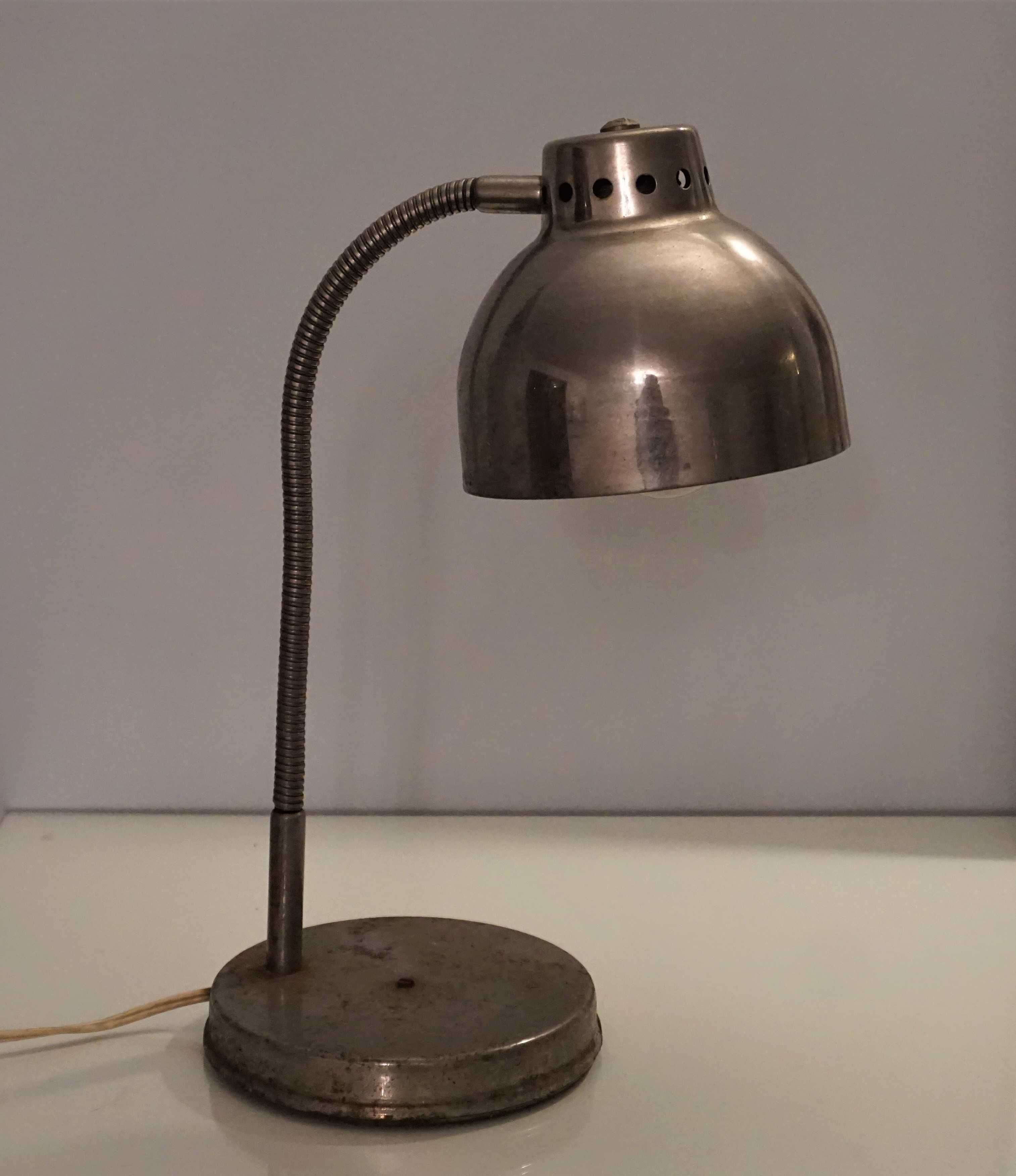 Industrialna stara lampa biurowa Technomat Vintage Loft Epoka PRL