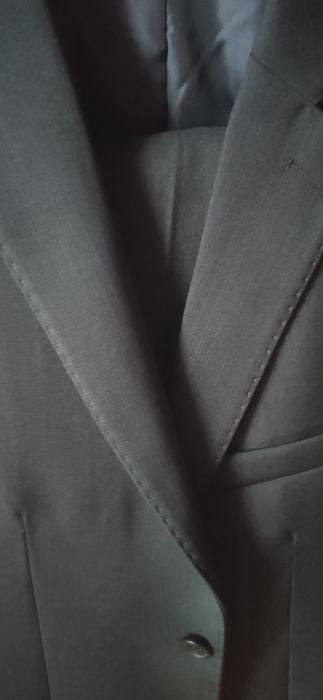 Grafitowy  garnitur męski M/L. Stan idealny