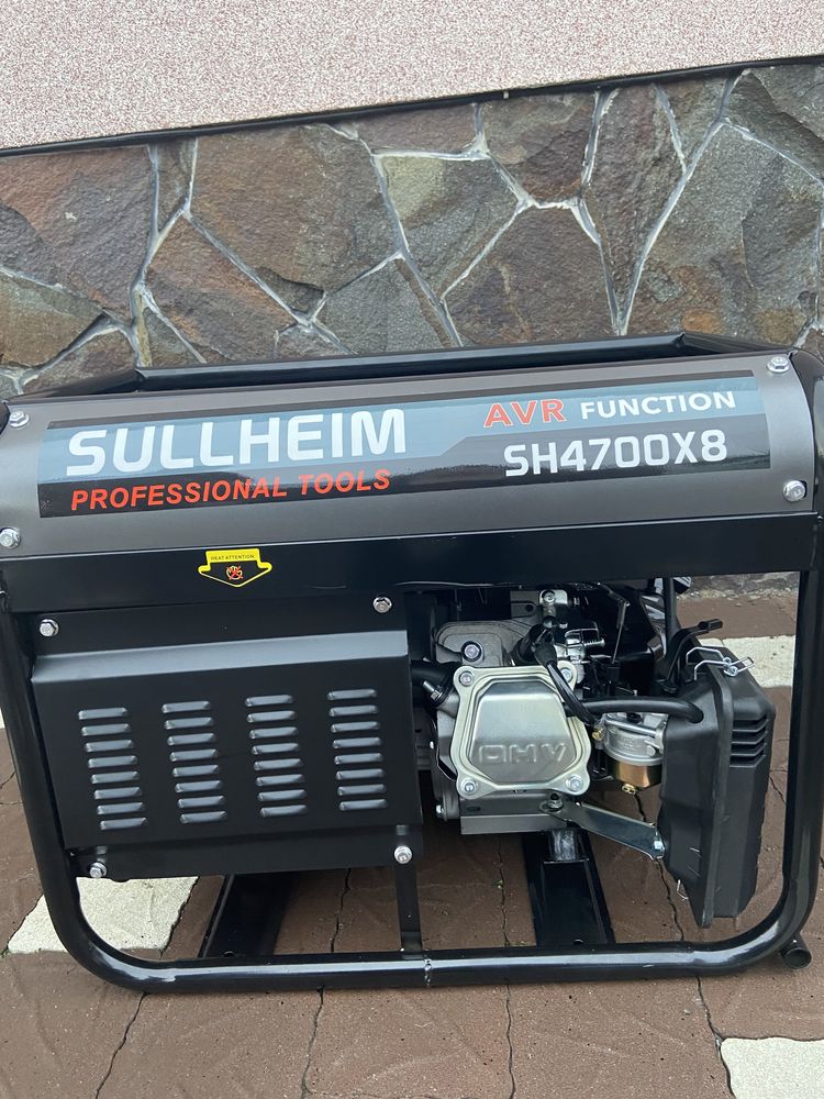 Бензиновий генератор SULLHEIM SH4700X8,  2,5кВт