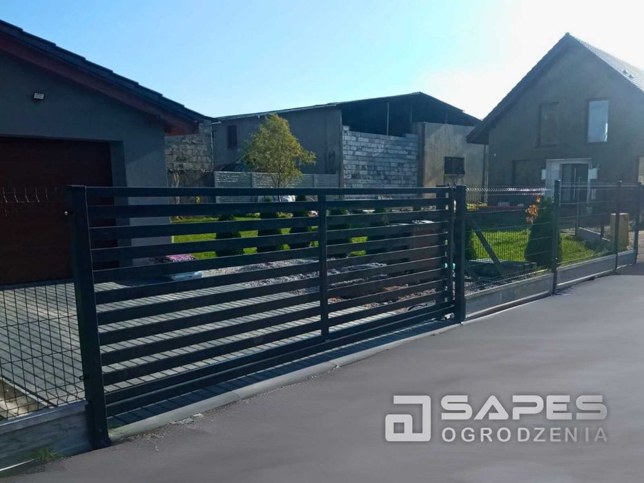 Ogrodzenia metalowe, Bramy Furtki Palisady, Panele - Transport, Montaż