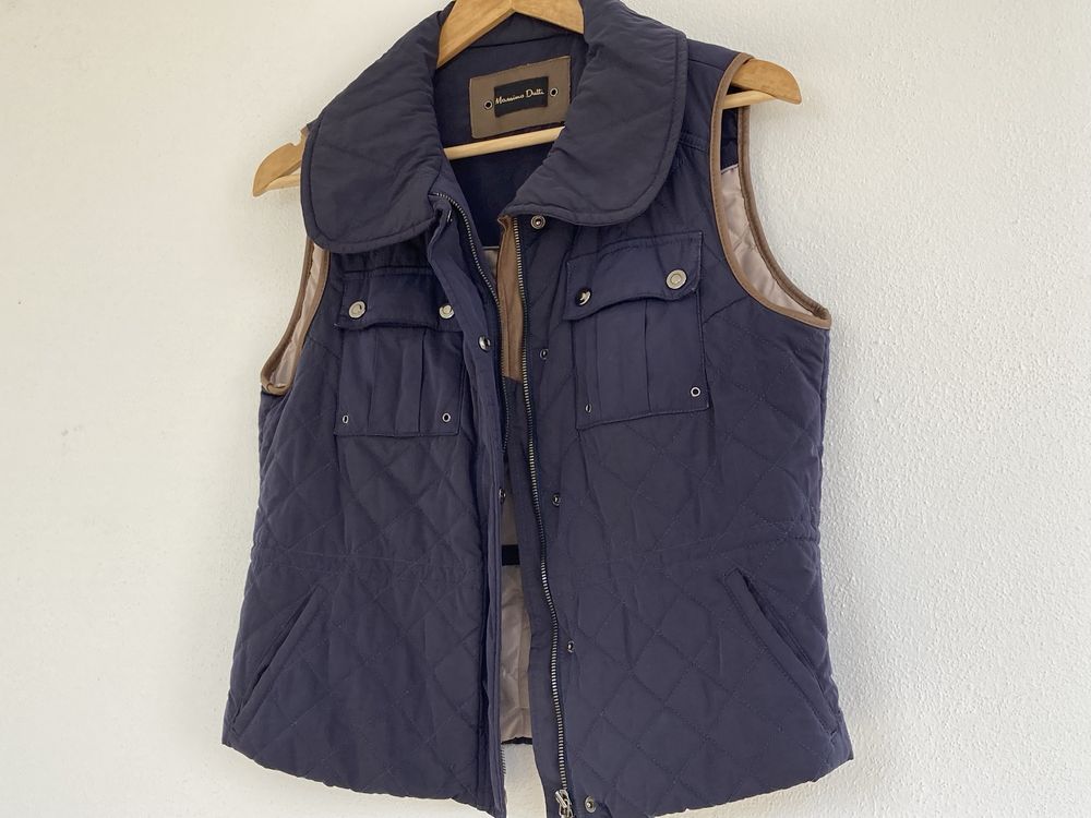 Colete azul marinho, Massimo Dutti