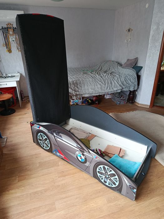 Ліжко дитяче авто БМВ. Кровать дитяча.