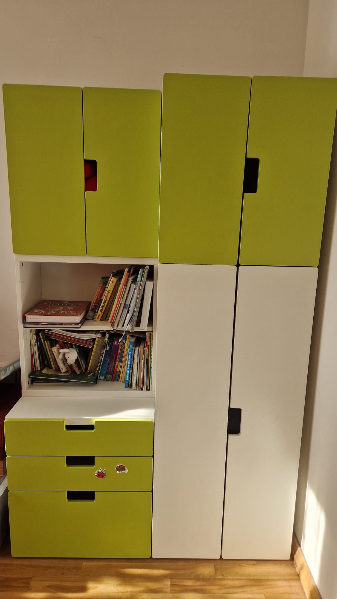 Meble IKEA biały+zielony