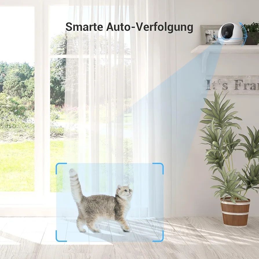 EZVIZ C6c 3MP – Wewnętrzna Kamera Monitorująca 2K WLAN z 360°