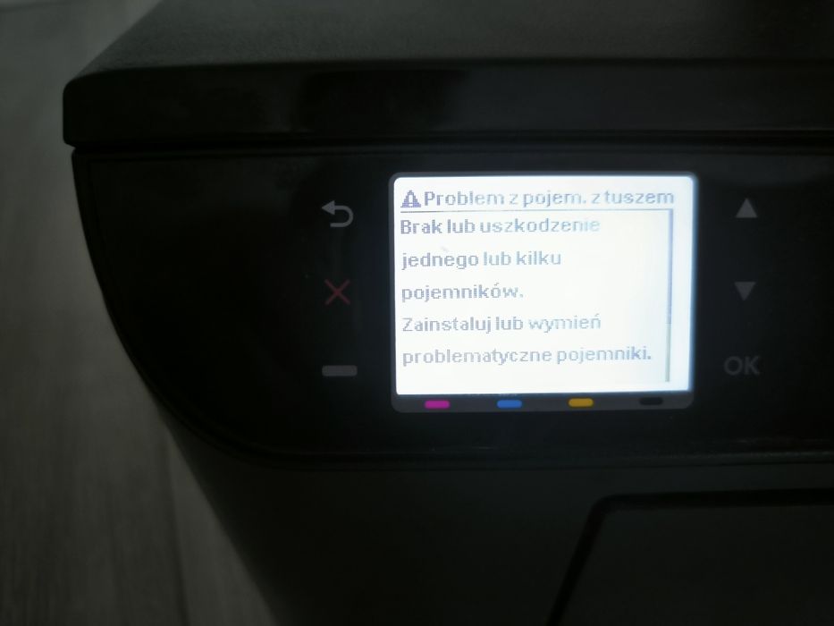 Drukarka HP deskjet 3520 uszkodzona