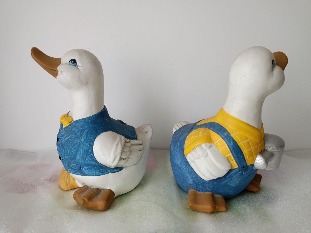 Ozdobne kaczki ceramiczne