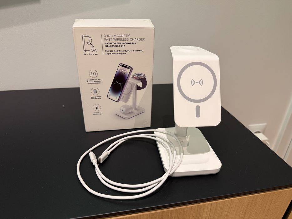 Magnetyczna Ładowarka Indukcyjna 3-IN-1