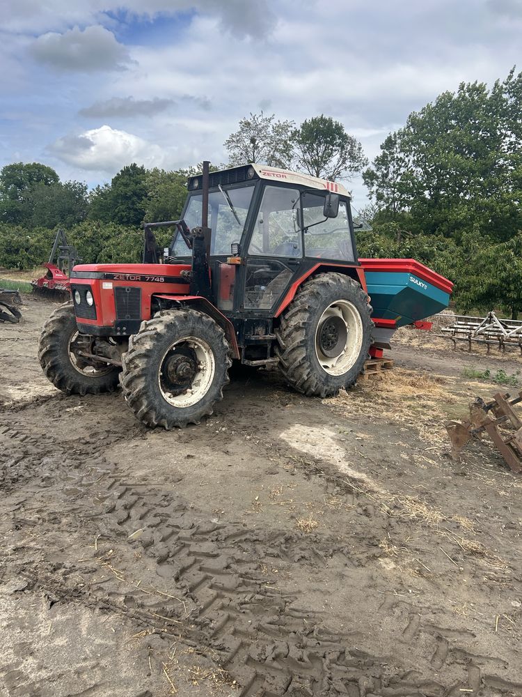 Zetor 7745 z turem ładowacz czolowy stoll