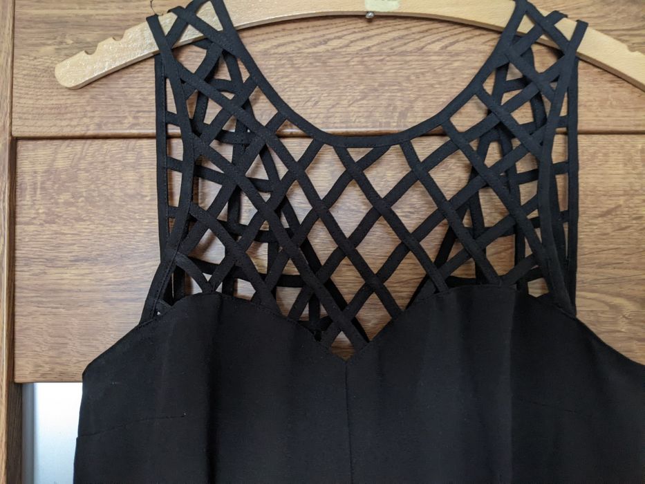 Czarna sukienka letnia, roz.38 H&M