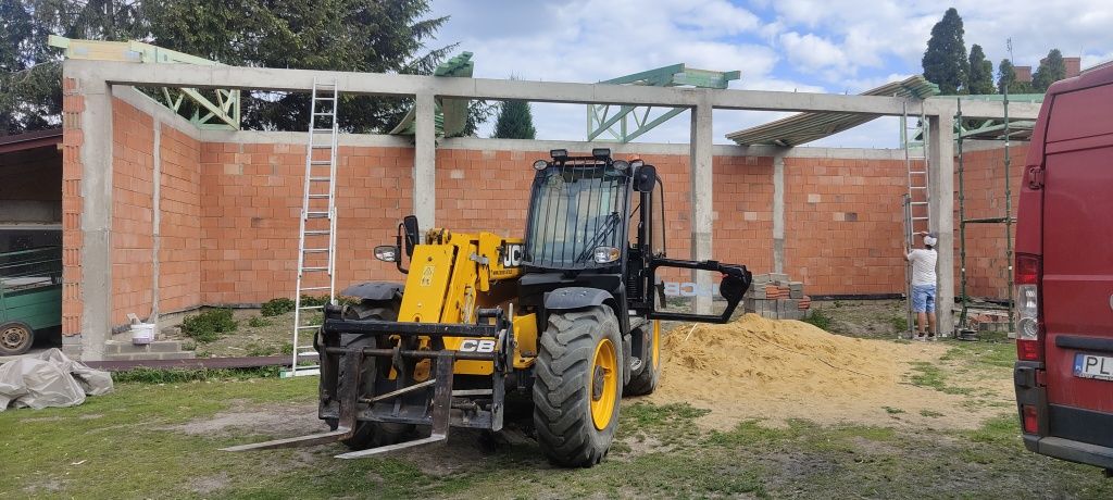 Usługi sprzętem budowlanym