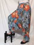 Spodnie do jogi, szarawary, alladynki, haremki, handmade, size free.