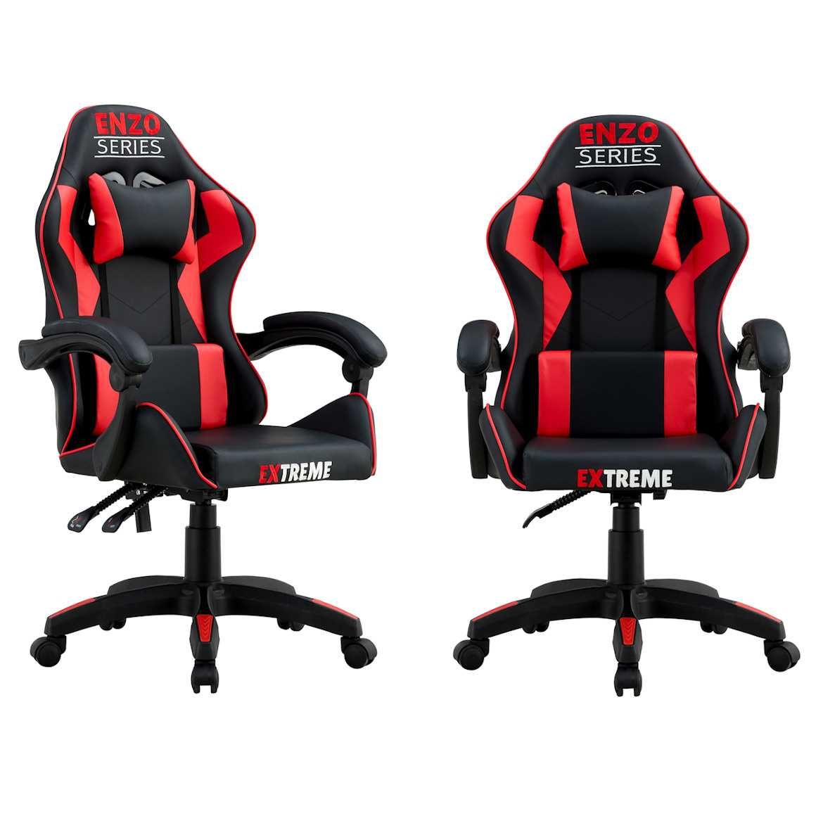 Fotel do komputera dla gracza Extreme Enzo Red