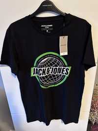 Black T-shirt Jack&Jones rozmiar S