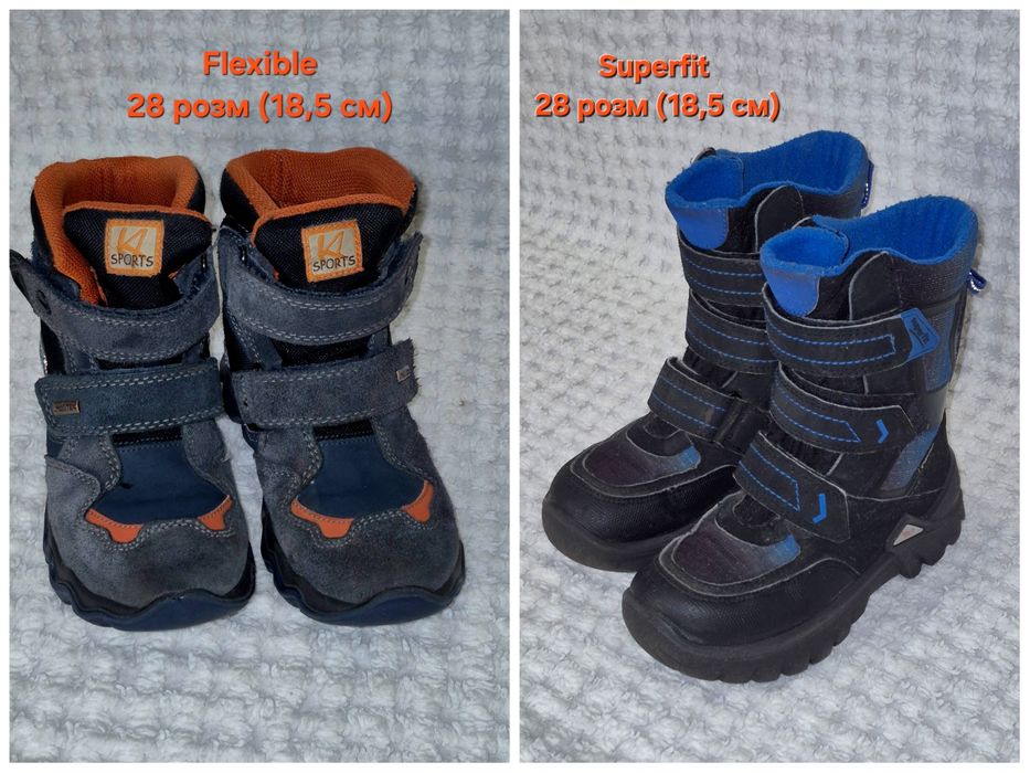 Зимові термо-ботинки 28р (18,5см): Superfit, Flexible