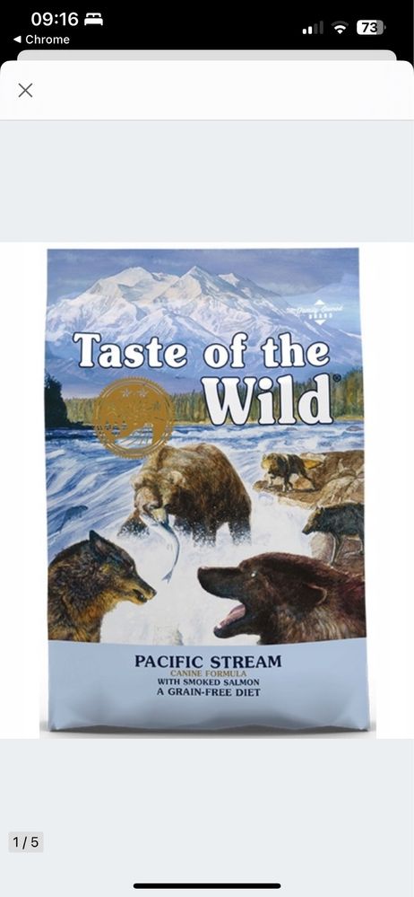 Karma dla psa Taste Of The Wild Pacyfic Stream adult  12,2 kg