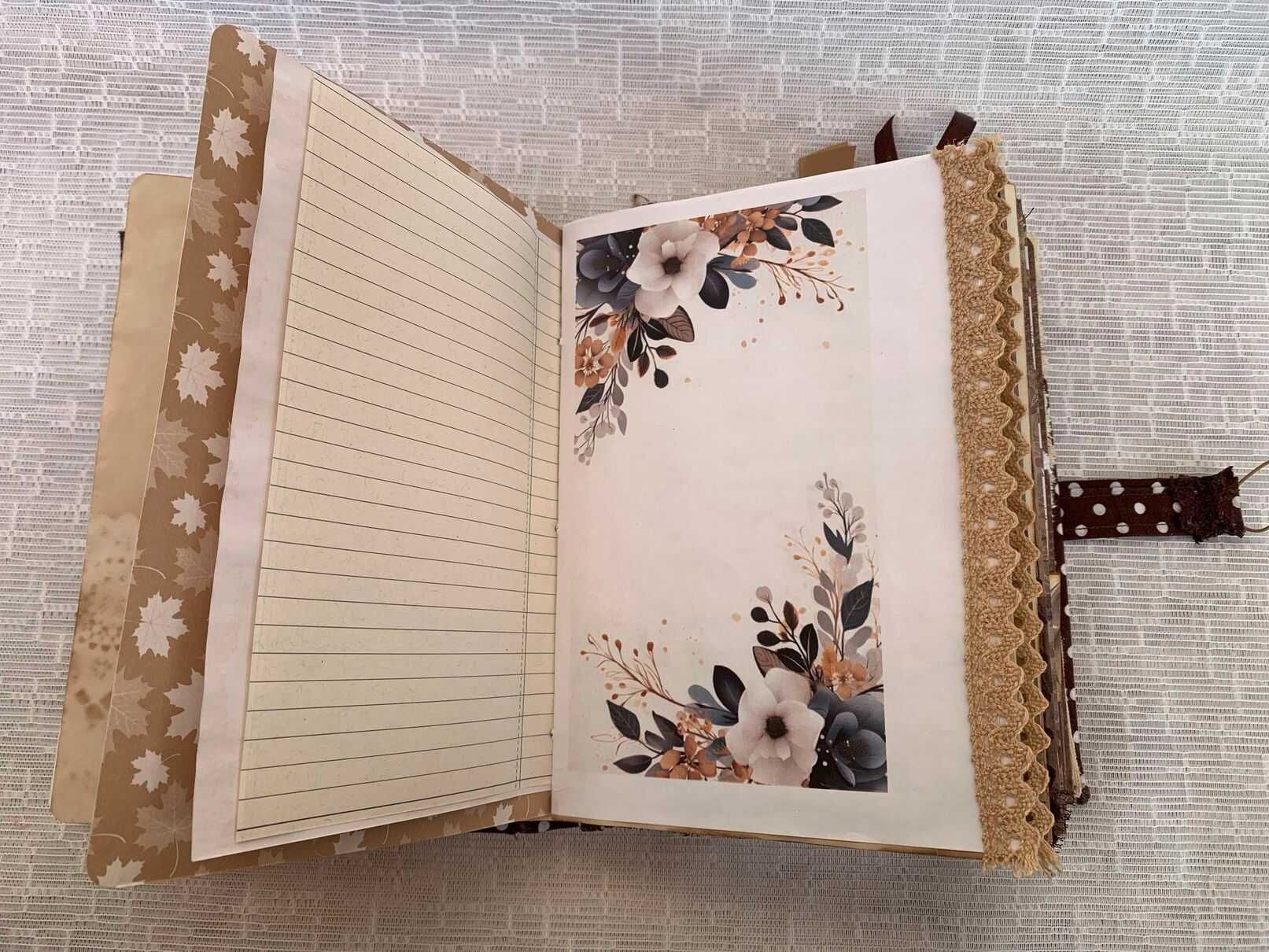 Journal Café e Chocolate - Handmade