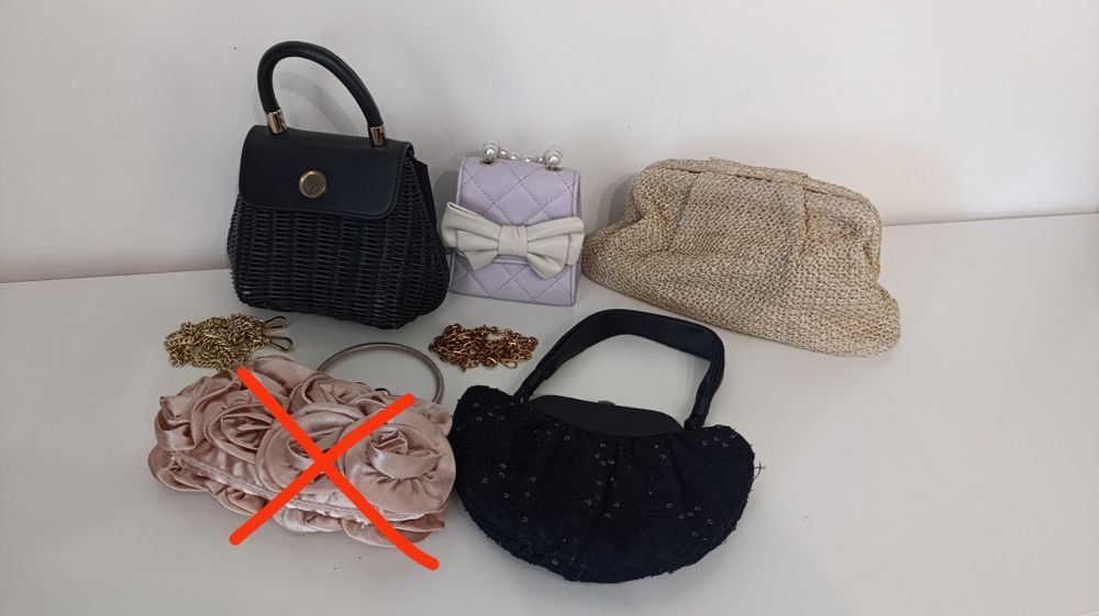 Вінтажні сумки клатч сумка на фермуарі