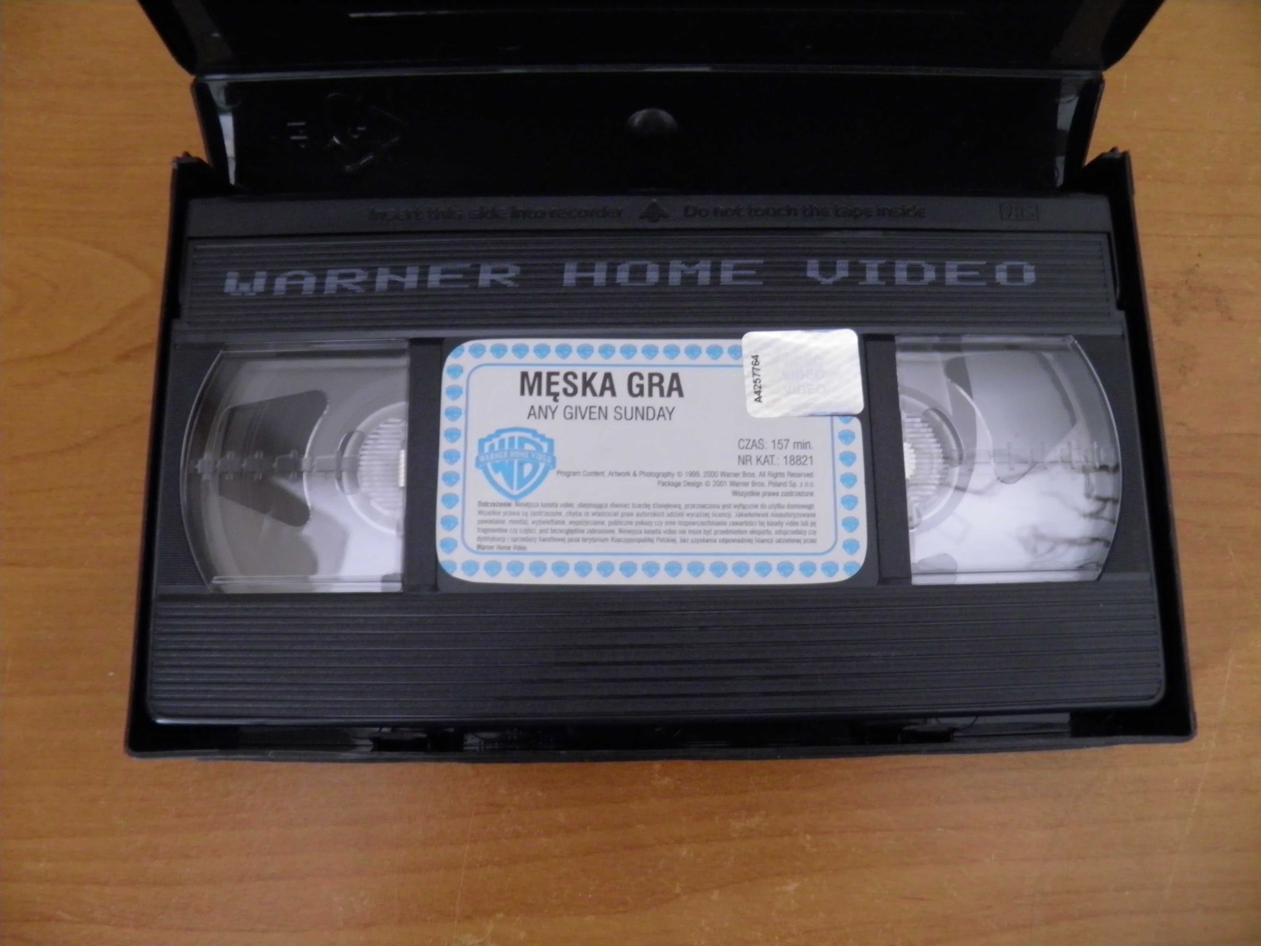 Męska gra-film VHS