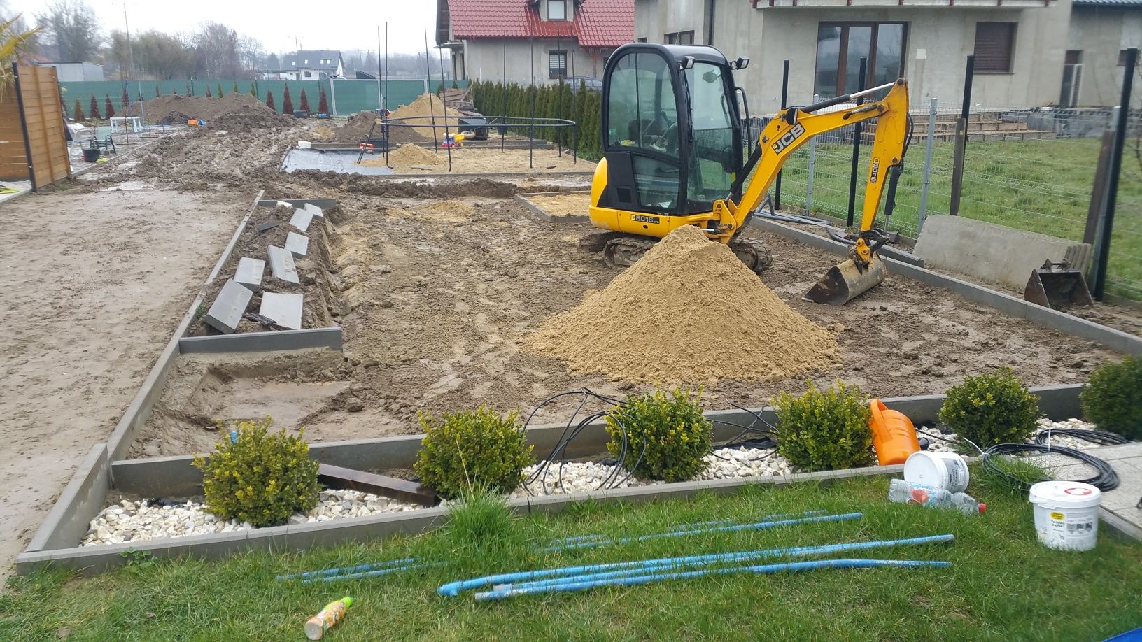 Minikoparka roboty ziemne Wrocław, Długołęka, Trzebnica mini koparka