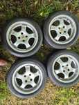 Alufelgi 4x100, 14&#039;&#039; z oponami letnimi