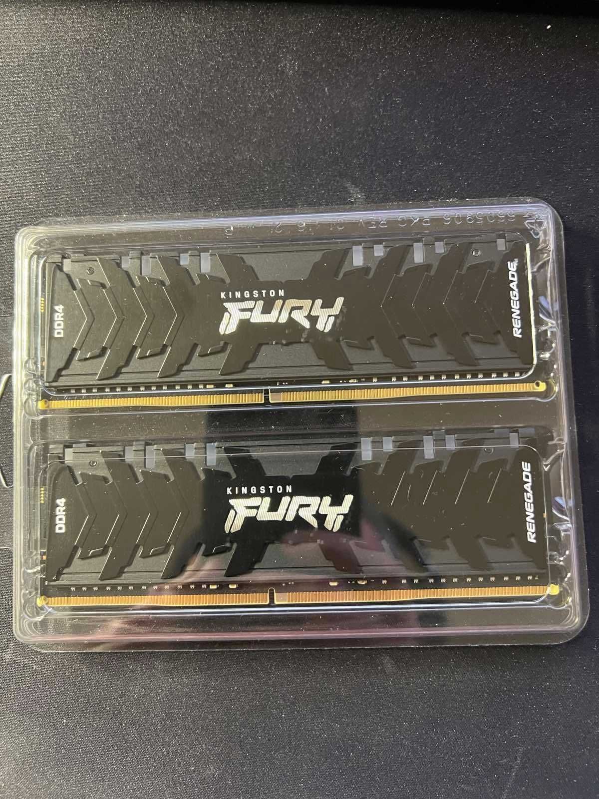 продаю ОЗП Kingston Fury DDR4-3200 32Gb PC4-25600 (Kit of 2x16Gb) RGB