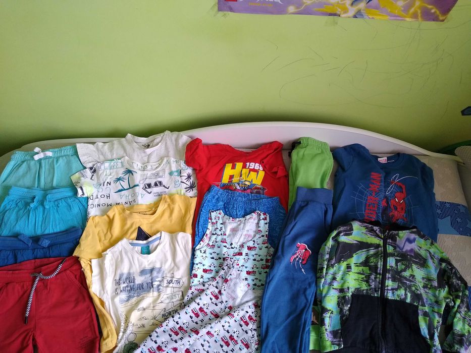 Ubrania letnie dla chłopca r. 110