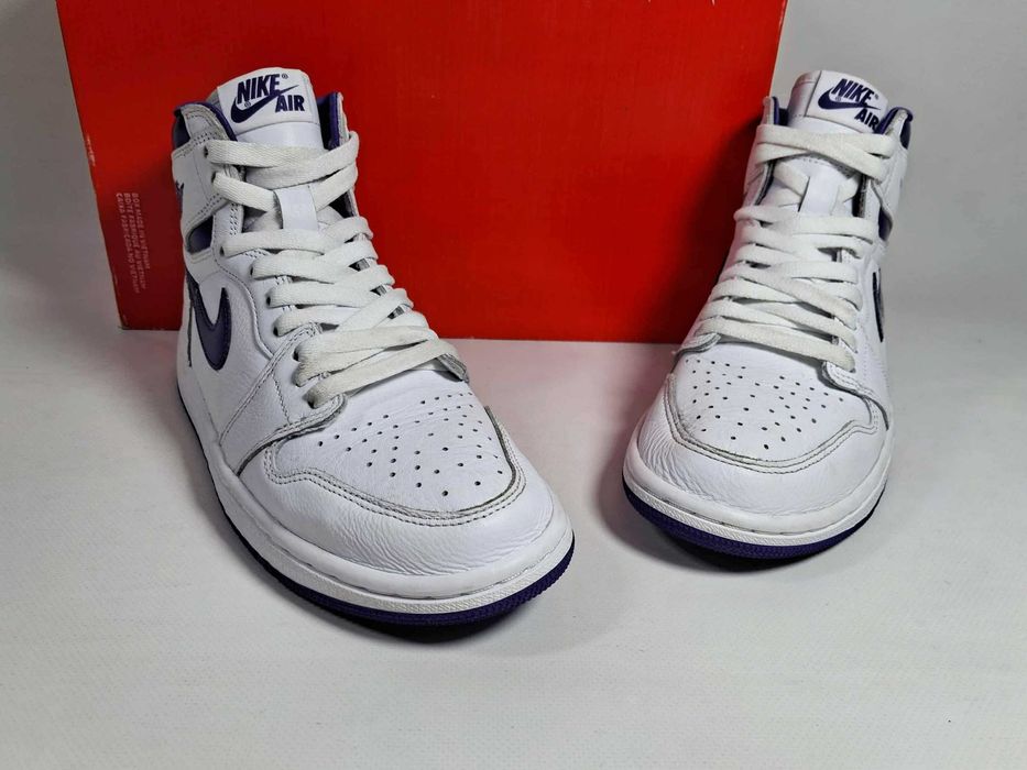 Кроссовки Nike Air Jordan 1 Retro High Court (38) Оригинал Джордан