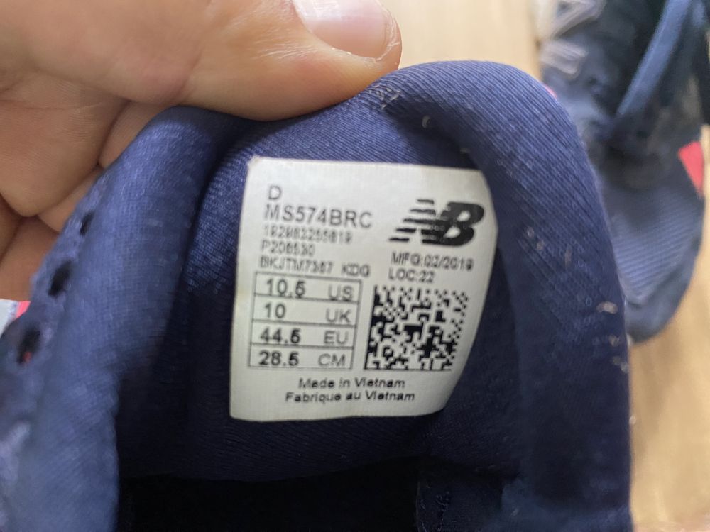 Buty męskie New Balance 574 44.5 granatowe