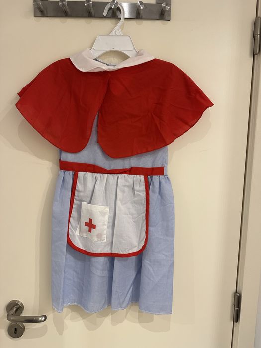 Carnaval - fato de enfermeira (criança)