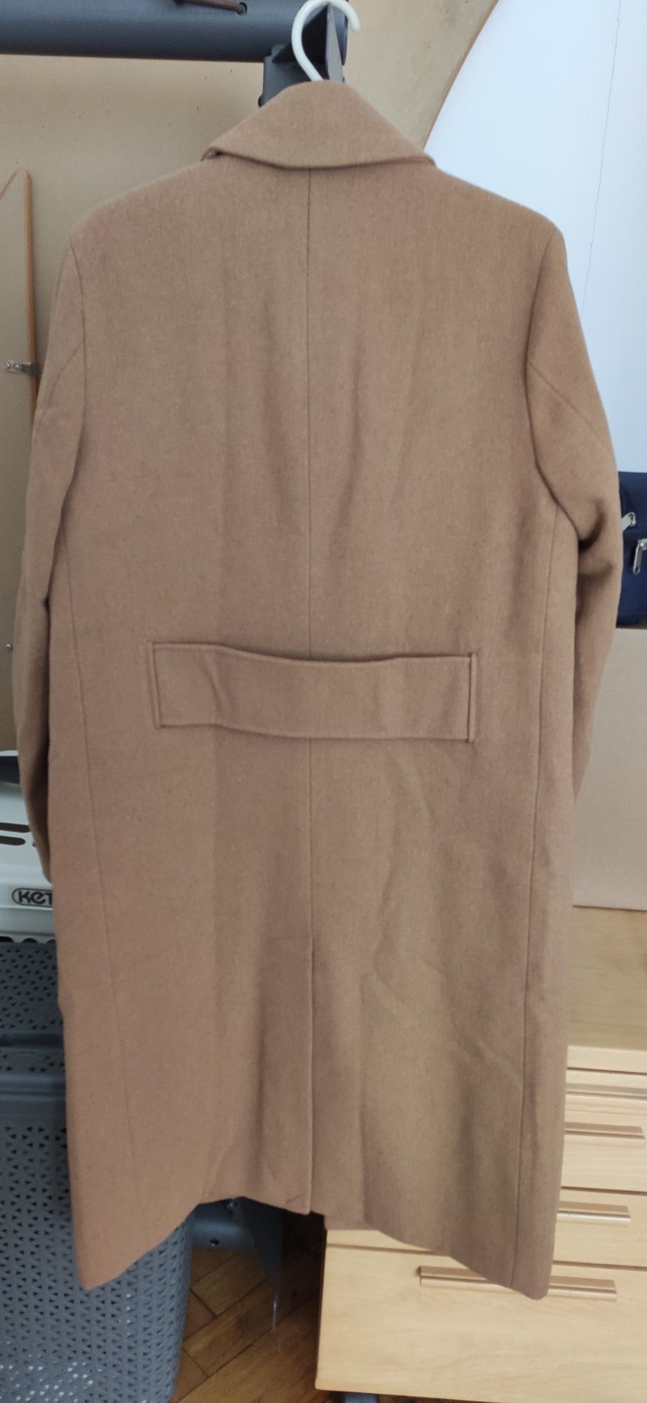 Płaszcz brązowy camel męski rozm. S