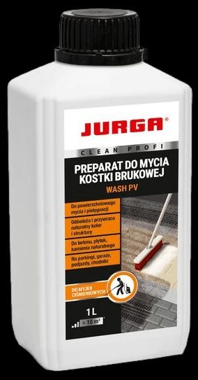 Preparat do mycia kostki , betonu ręcznie lub myjka Wash PV 1l JURGA