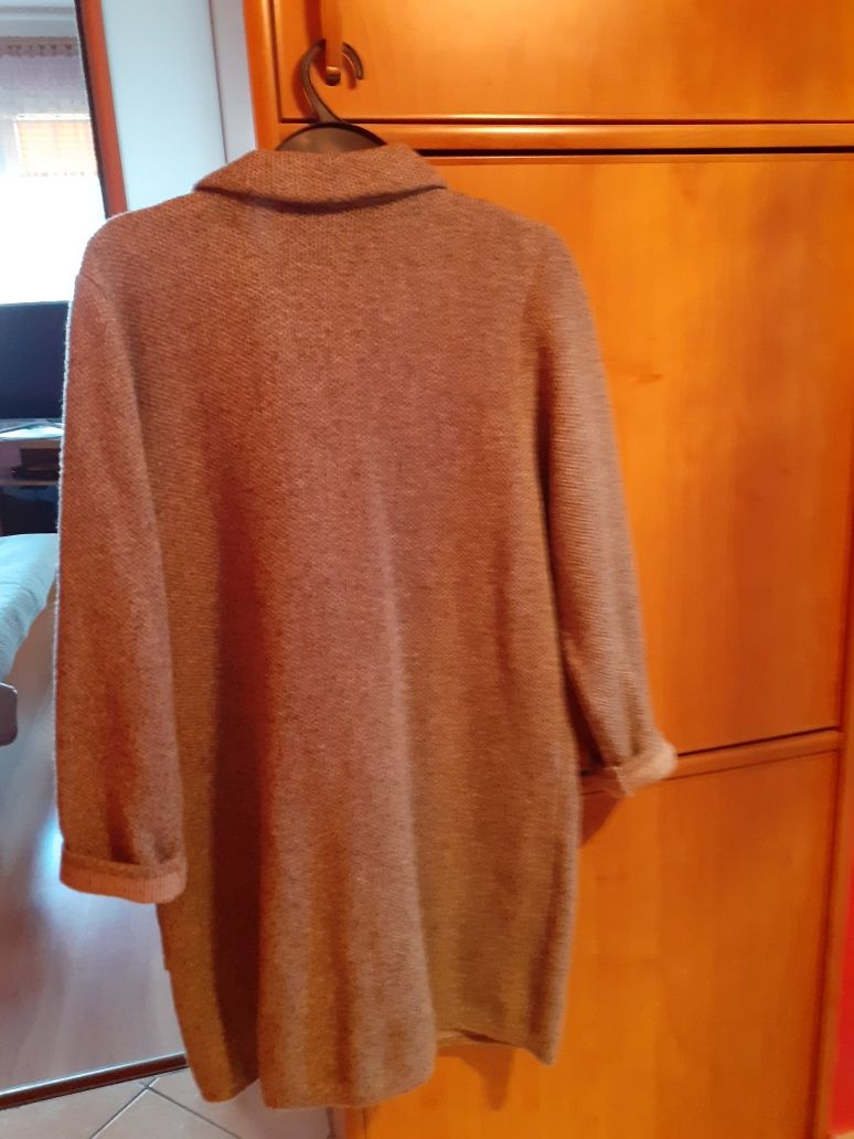 Blezer damski koloru szarego,