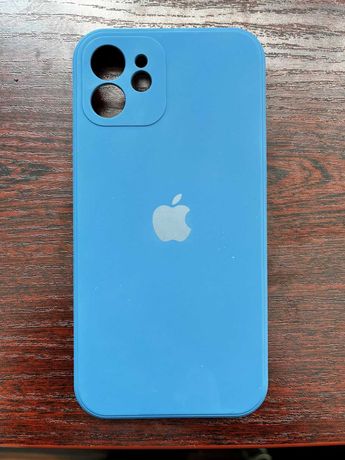 Iphone 12 - nowe etui silikon, pokrowiec, plecki, futerał, niebieski