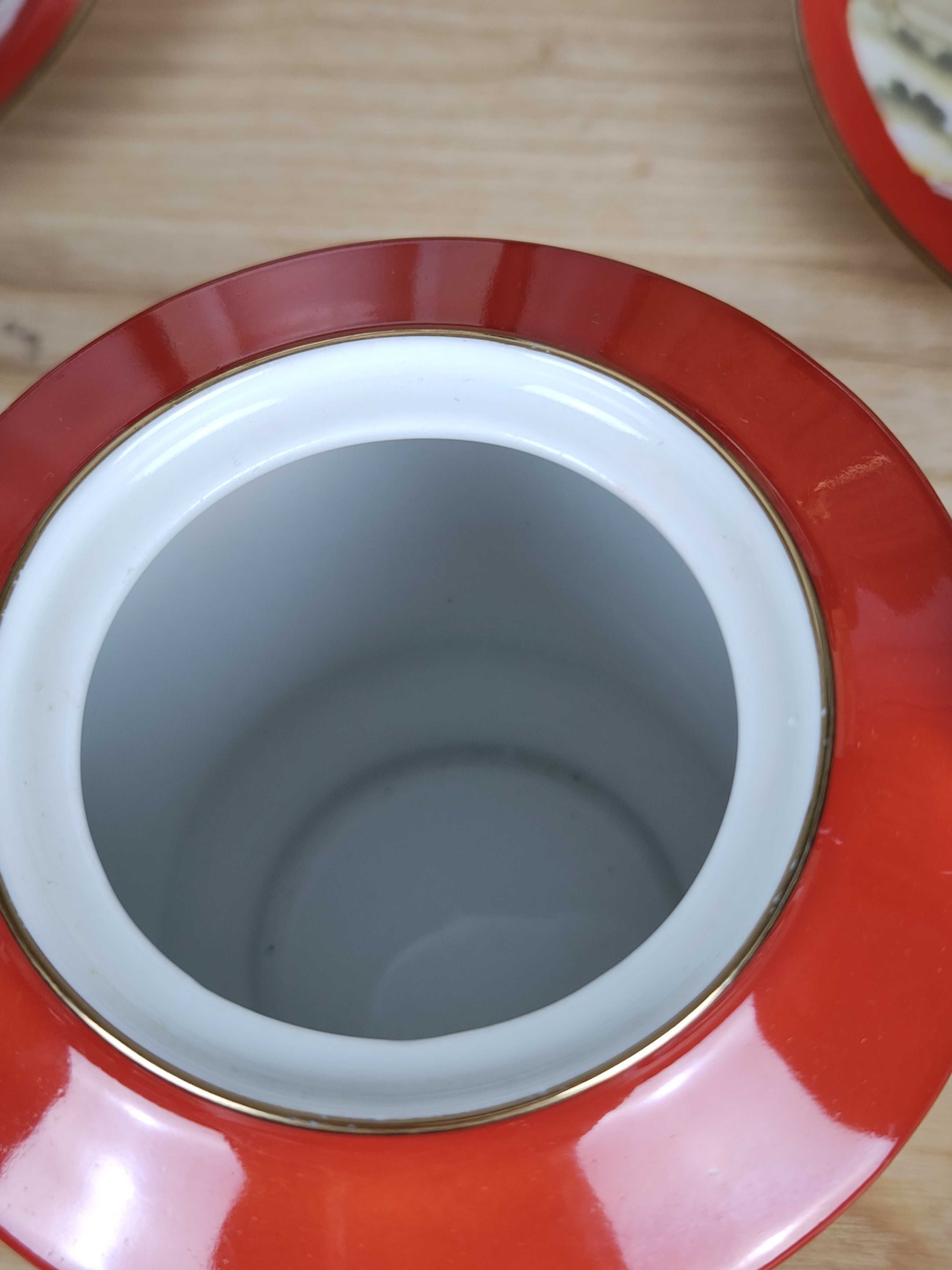 Zestaw z chińskiej porcelany - Kawa/Herbata, 4 Filiżanki
