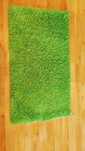 Dywanik shaggy 132 x 71 cm zielony limonka