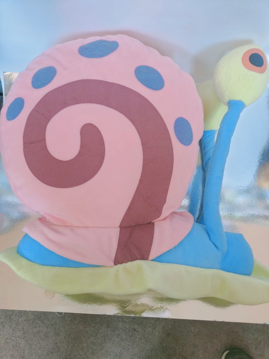 Ślimak Gacuś maskotka GIGANT 40x50c Spongebob Gary