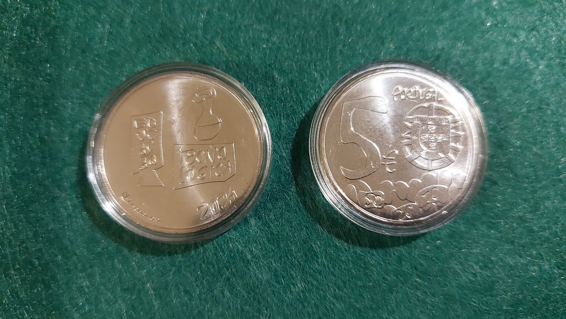 Moeda 5€ O Conhecimento 2024