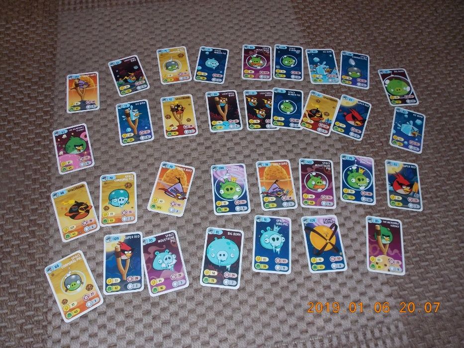 GRA KARCIANA Angry Birds Power Cards Space