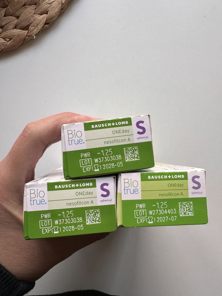 Контактні лінзи Bausch+Lomb Biotrue ONEday lenses Одноденні