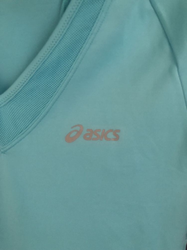 Asics Motion Dry Koszulka Sportowa Kobiety Run Niebieska XS