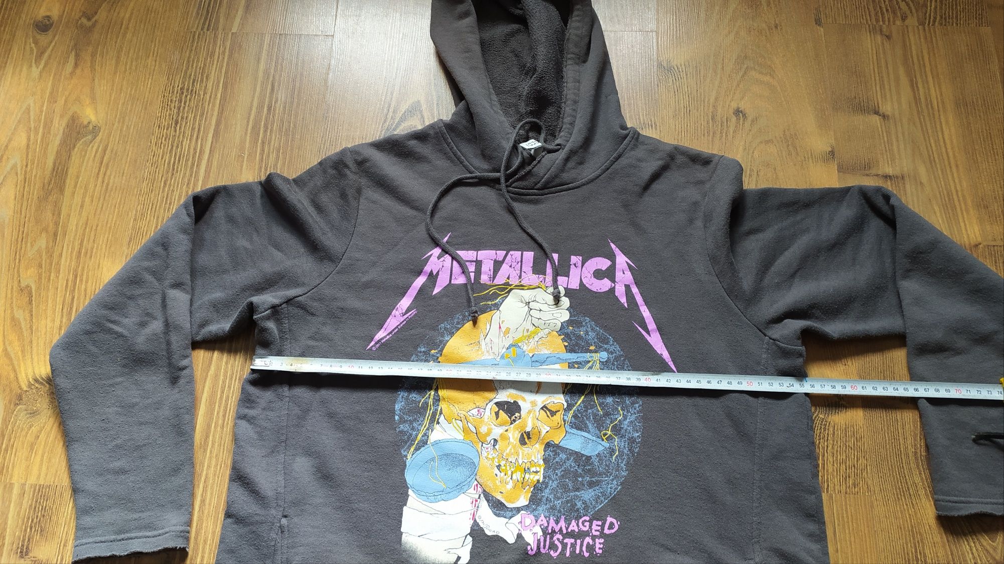 Bluza, Metallica, z kapturem, Damaged Justice, rozmiar L