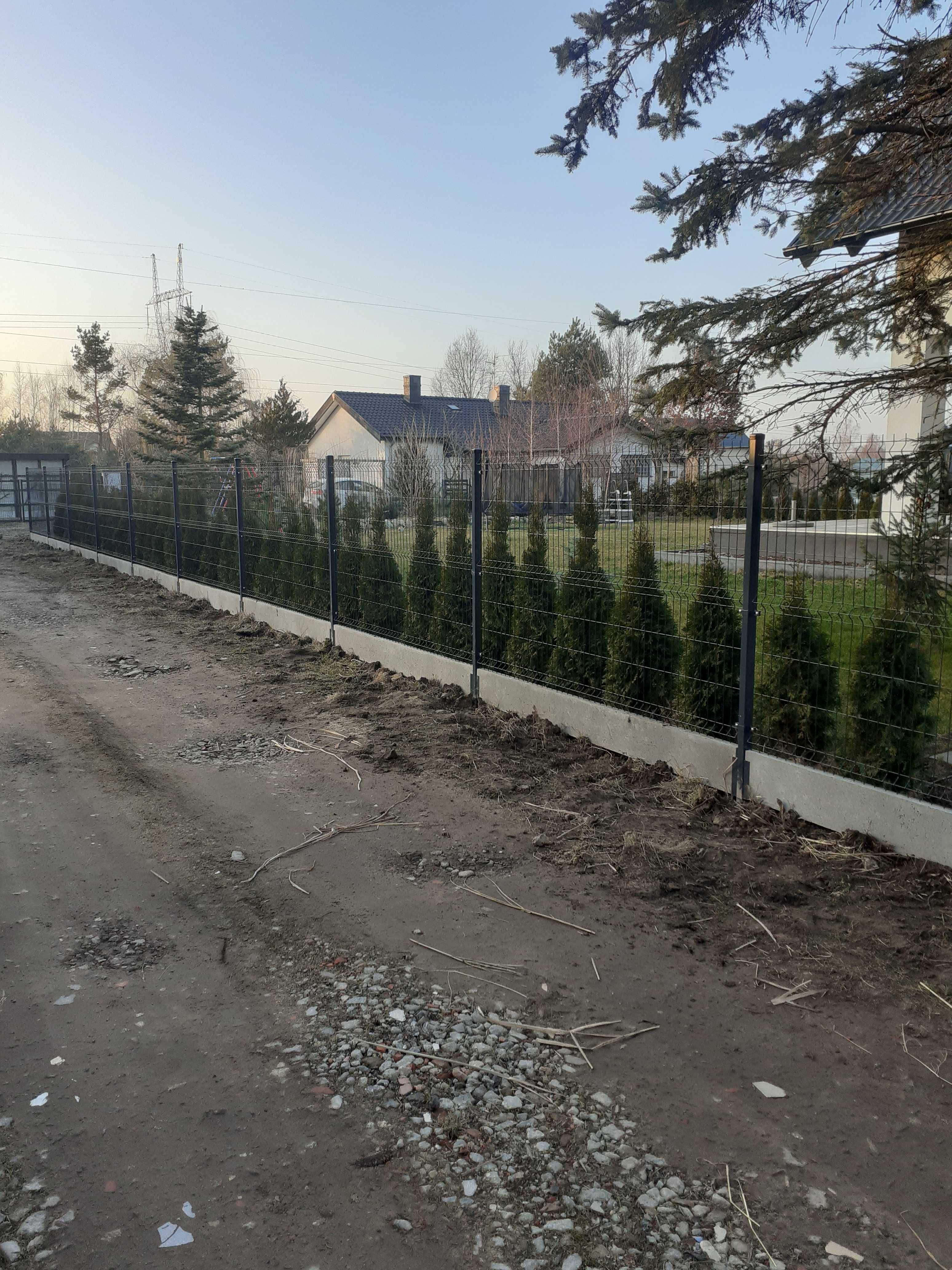 Panel ogrodzeniowy 3D 153x250cm fi.4 panele siatka ANTRACYT płot